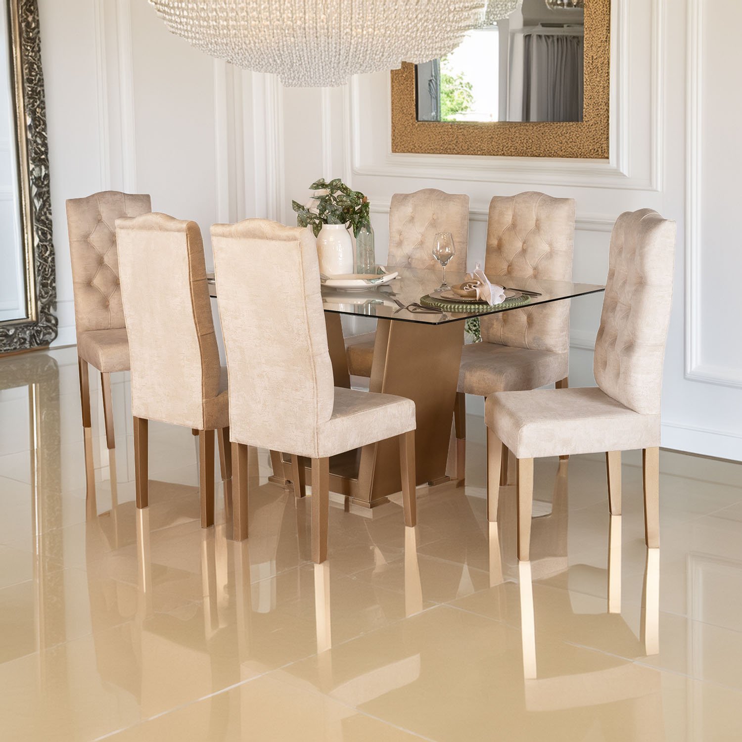 COMEDOR IMPERIAL (VIDRIO) JK