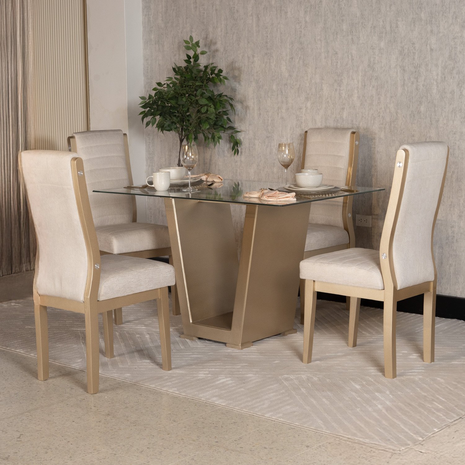 COMEDOR BENBY CHAMPAGNE