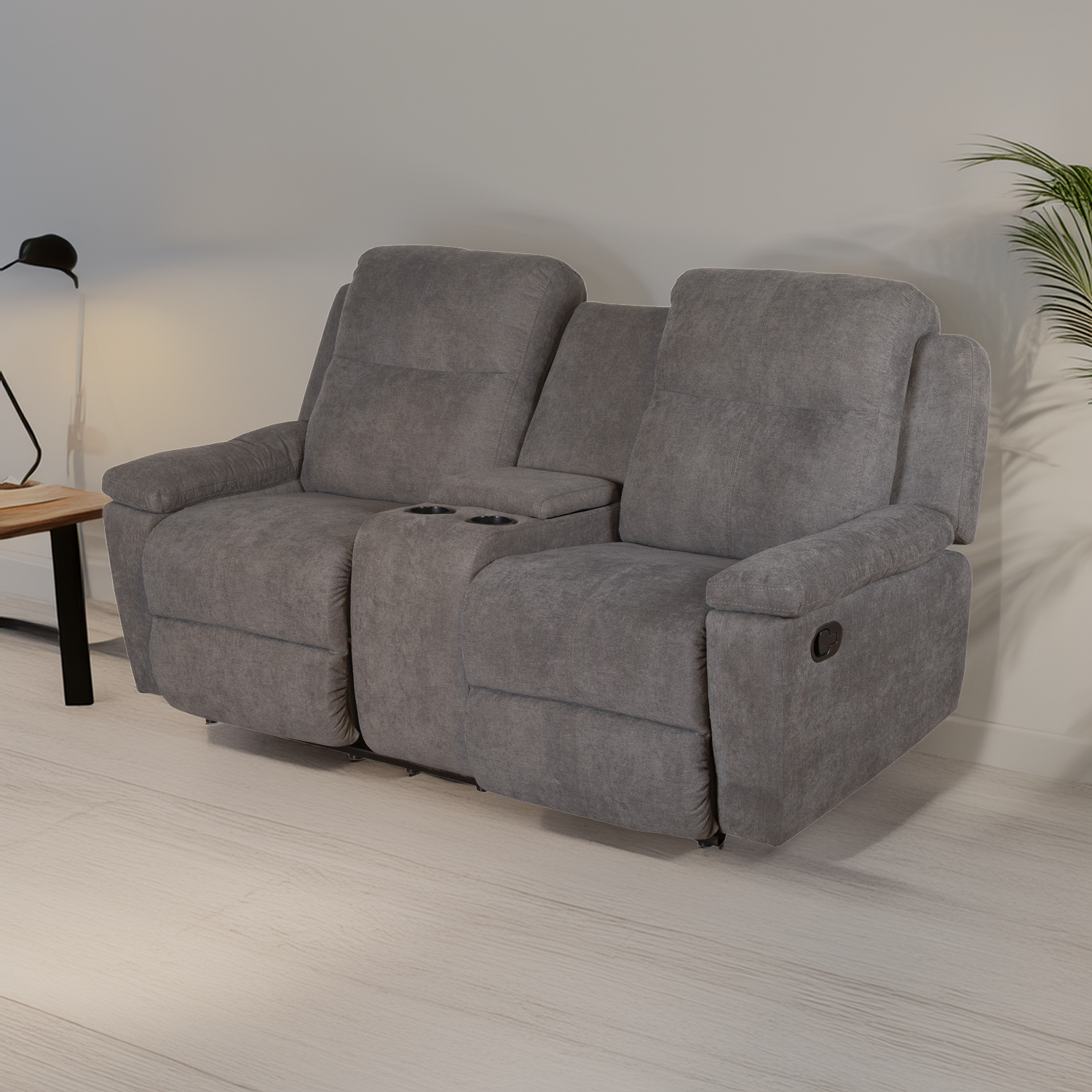 SOFÁ RECLINABLE MARSELLA CON CONSOLA