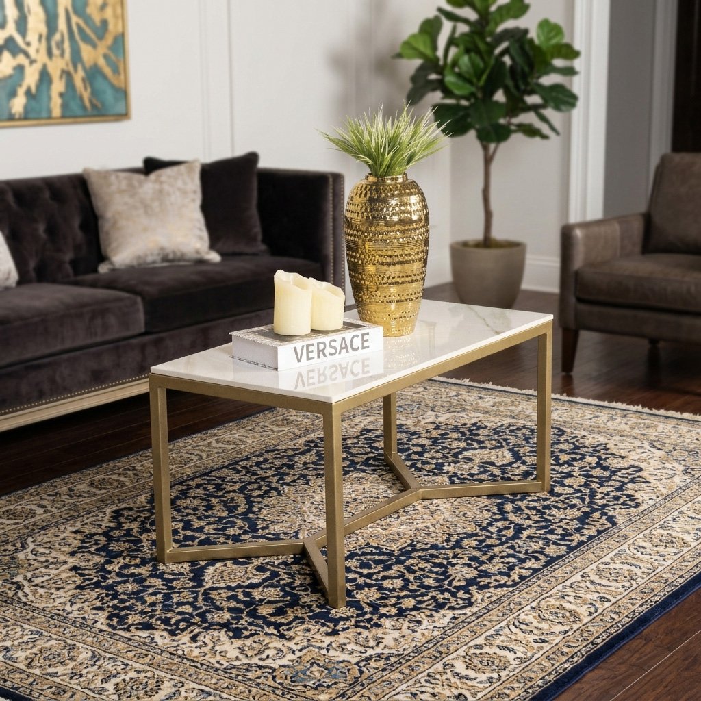 MESA DE CENTRO YERSEY CHAMPAGNE